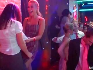 Super lascivious Brides Suck Big Cocks in Public: Free sex clip 5e