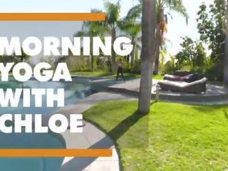 Morning yoga ends up in smashing porn with Chloe Amour - itsPOV