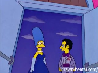 Simpsons x rated video - Marge and Artie afterparty