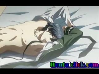 Fascinating hentai homo hardcore bayan and love in bed