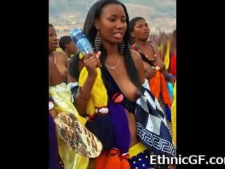 Skutočný africké holky od kmene!